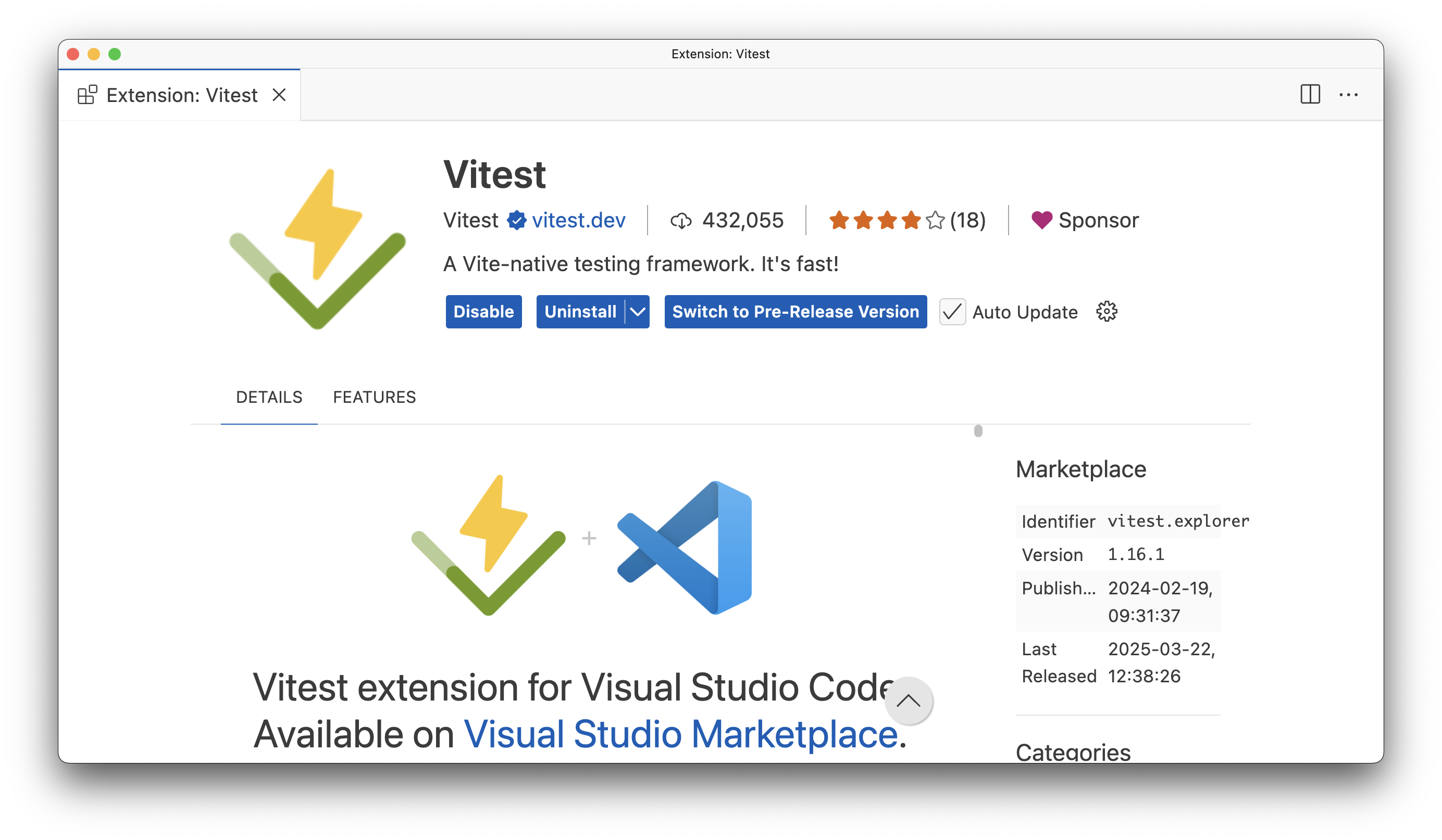 💪 | 01. Visual Studio Code extension | 01. Setup | Advanced Vitest Patterns